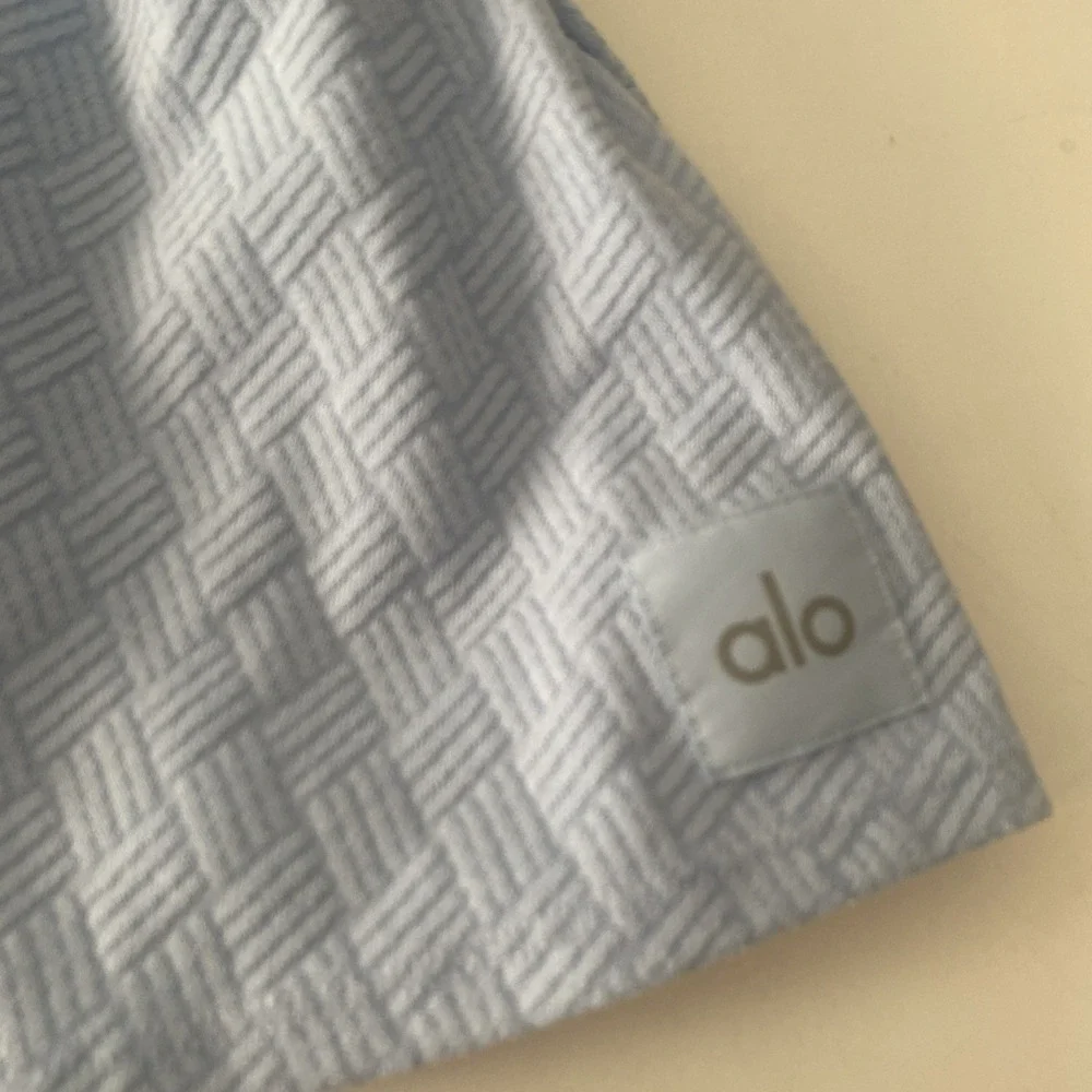 Alo Yoga Skort Womens Small Blue Athletic Built In Shorts Pockets Tennis Running